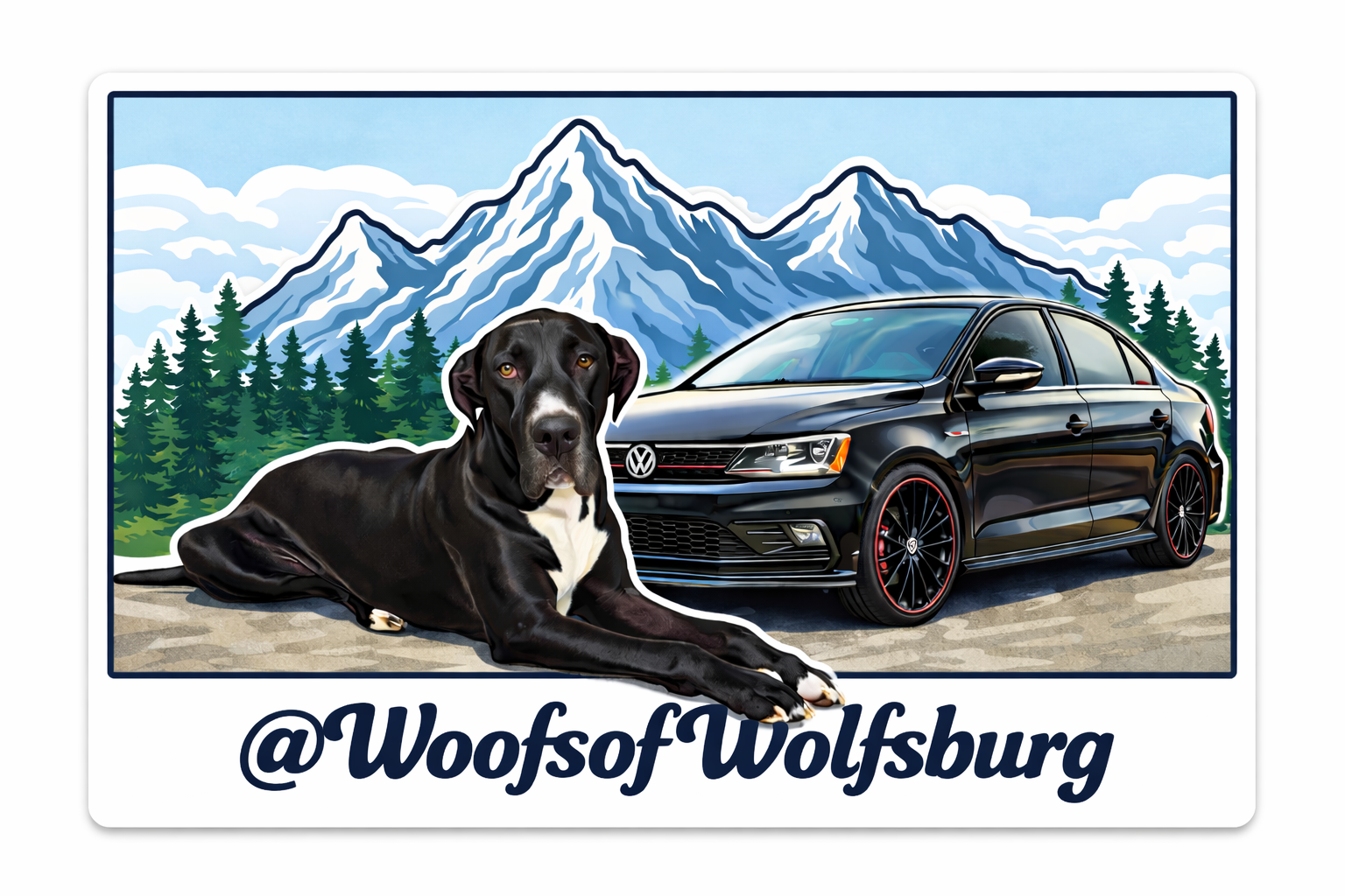 Zeus Sticker